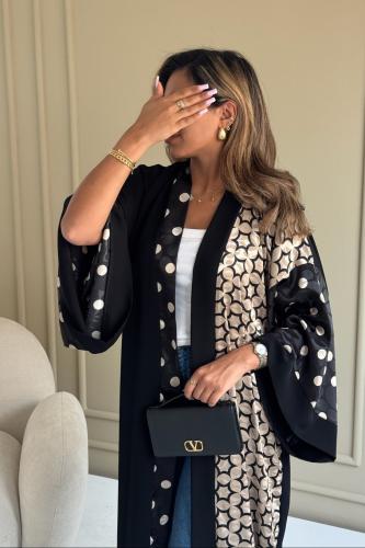 Kimono polka black