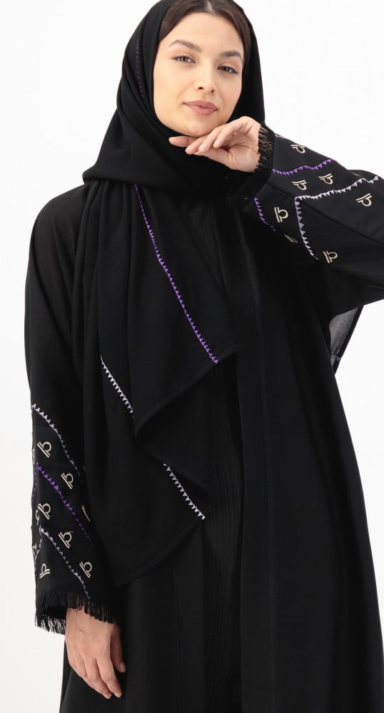 عباية تطريز برج الميزان
