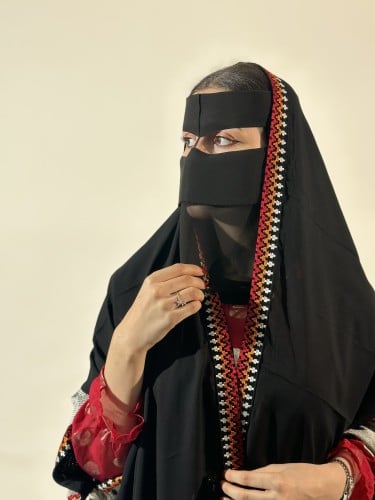 باكيج عباية كتف سدو للكبار / طرحه مطرزه/برقع"