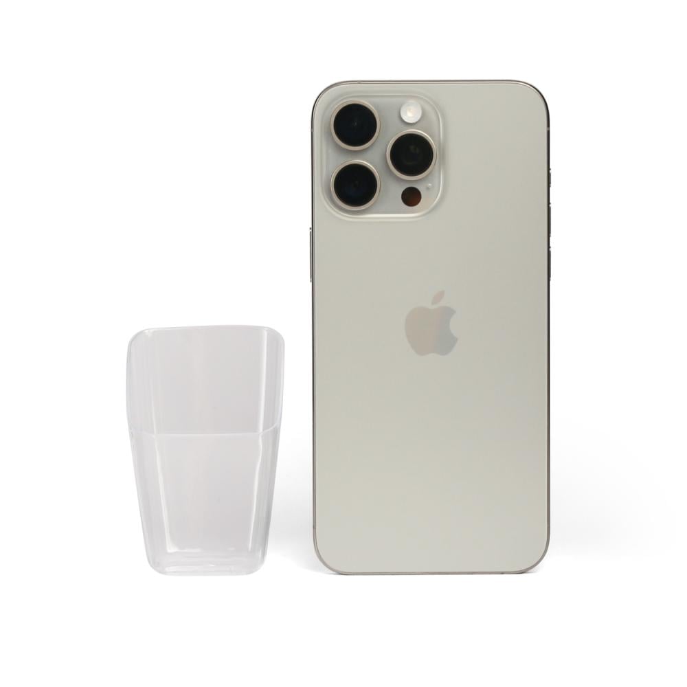 Pack of (25) plastic cups with diagonal slots | 3 oz