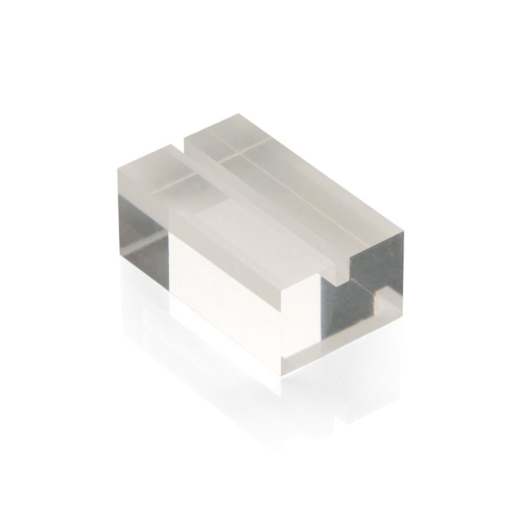 Set of (3) clear acrylic card holders