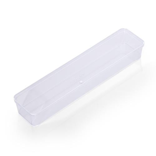 Luxury rectangular acrylic boxes with lids - (8) pieces | 260 ml