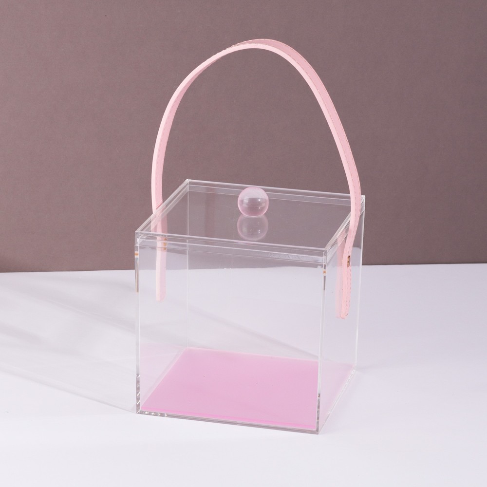 Pink perspex bag hot sale