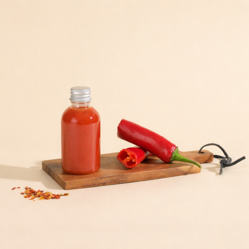 A set of (12) plastic sauce containers with a silver lid and a circular shape - 70 ml