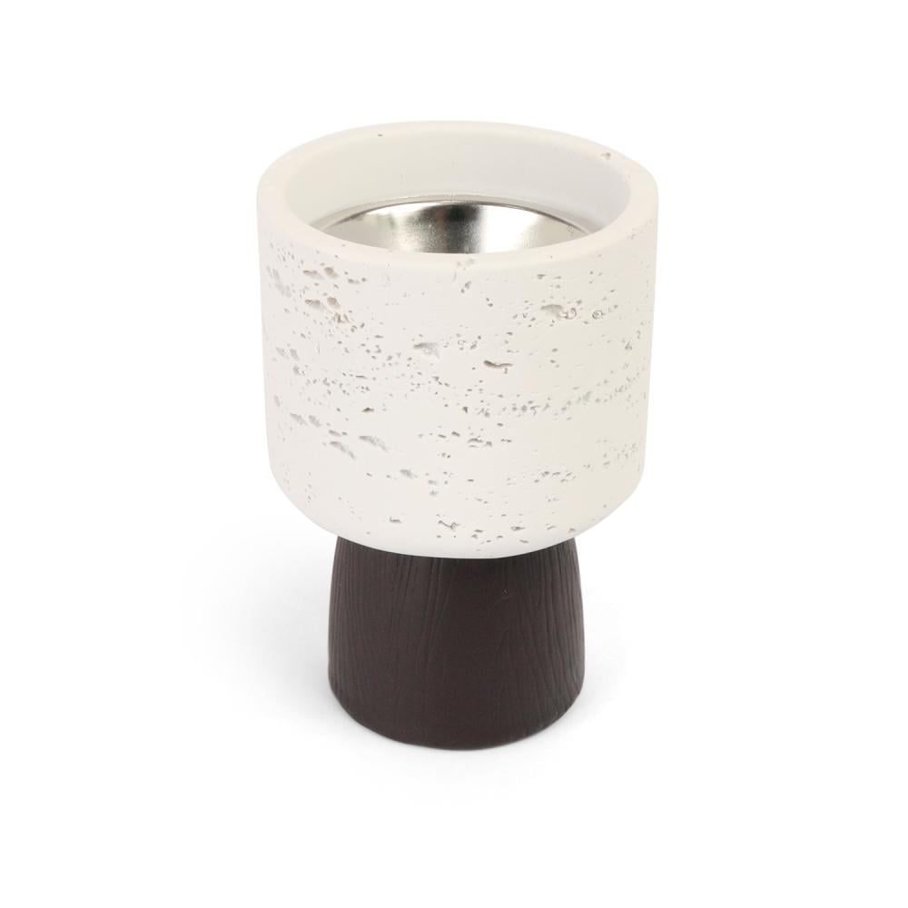 مبخرة سيراميك فاخرة باللون الأبيض