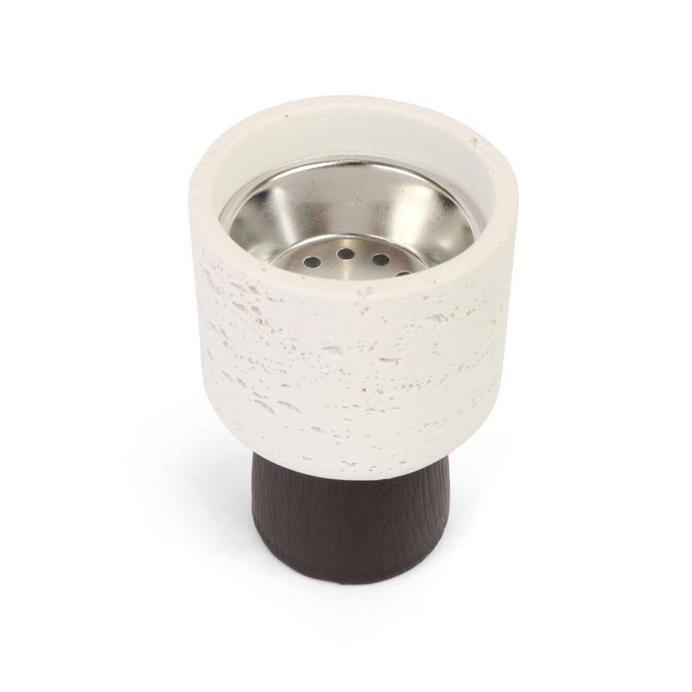 مبخرة سيراميك فاخرة باللون الأبيض