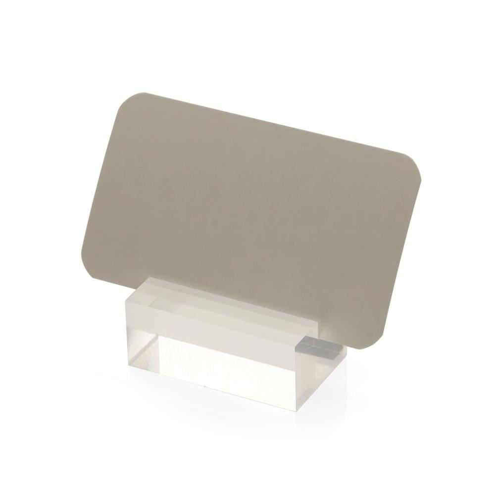 Set of (3) clear acrylic card holders