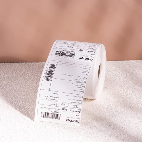 رول بوليصات الشحن - 500 ورقة | 12*8 سم