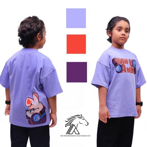 purple T-shirt-Kids