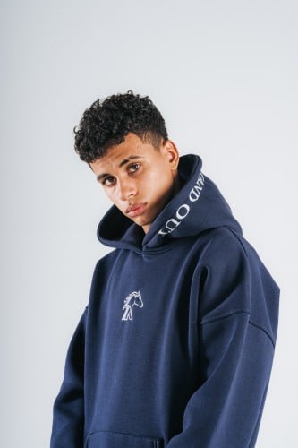 DARK-BLUE HOODIE