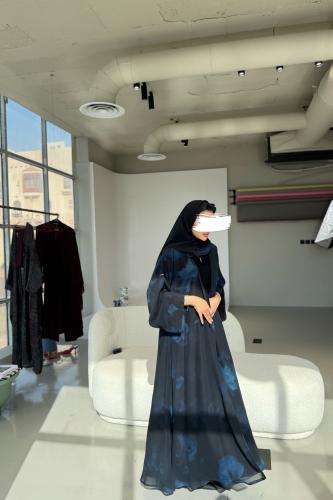 عباية قماش طرحة