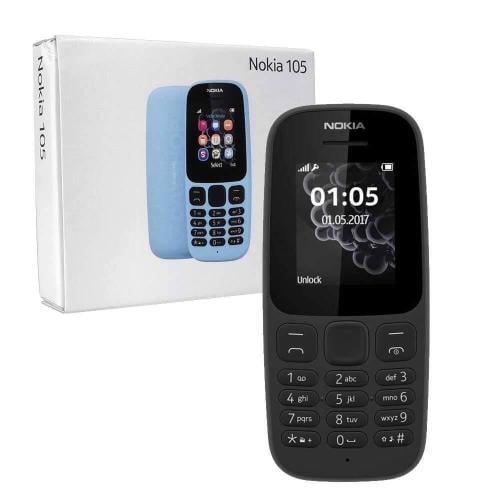 هاتف نوكيا 105، لون اسود, شريحتين