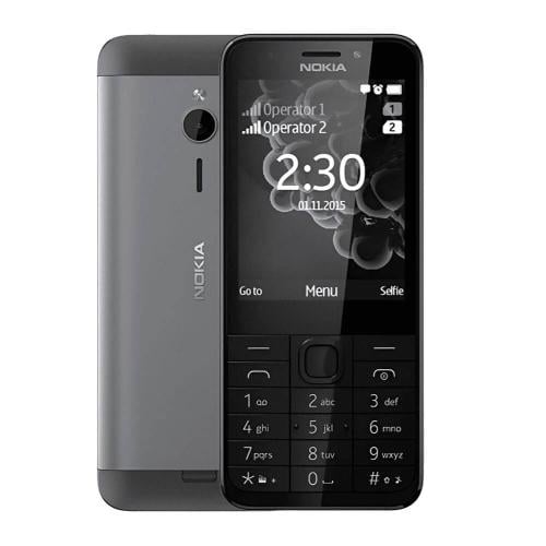 نوكيا 230 شريحتين , كاميرا خلفية 4G أسود