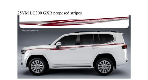 خط شطرطون لاندكروزر GXR 2025 اصلي