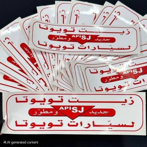 استكر زيت تويوتا