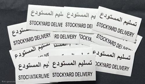 استكر تسليم المستودع