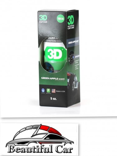 3D AUTO A/C SPRAY GREEN APPLE