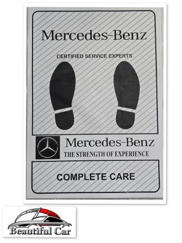 ورق دعاسات ورقية شعار - مرسيدس