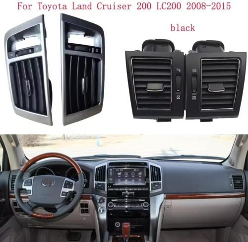 طقم كامل ديكور ريش مكيف لاندكروزر 2008-2015 اسود