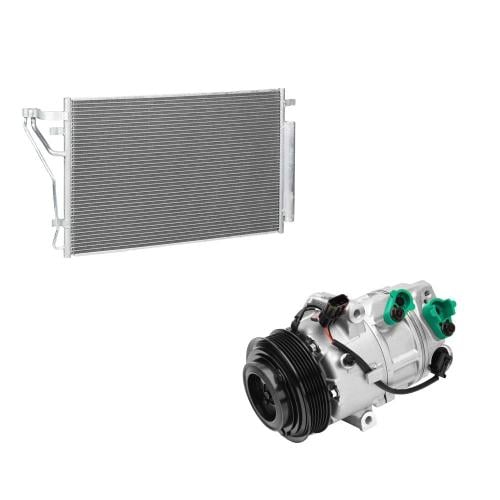 كمبرسور + رديتر مكيف هيونداي سوناتا 2020-2024 كوري