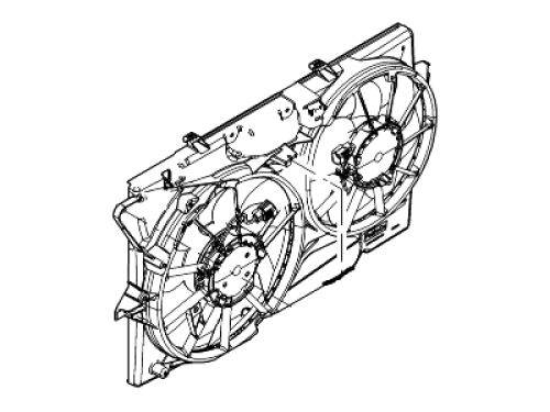 مروحة تبريد كاملة فورد تورس 2008-2012 اصلي