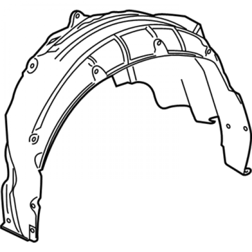 بطانة رفرف خلفي كامري 2018-2024 اصلي