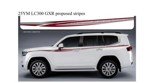 خط شطرطون لاندكروزر GXR 2025