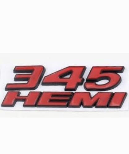 علامة 345 HEMI اسود واحمر