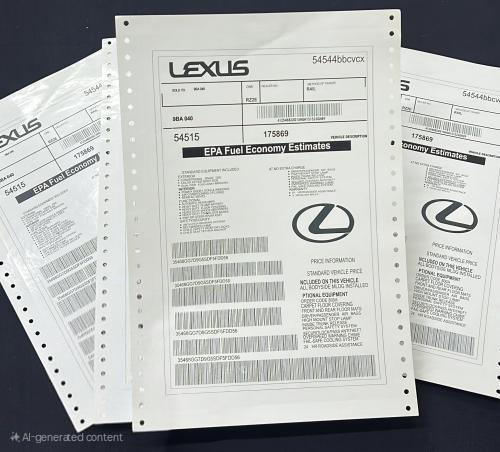 استكر لكزس برنت لزق اطراف