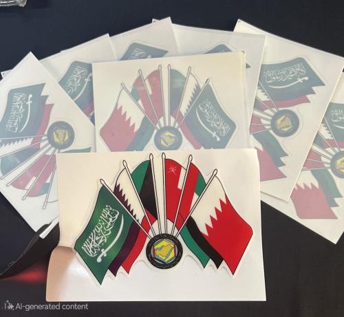 استيكر دول مجلس التعاون داخلي