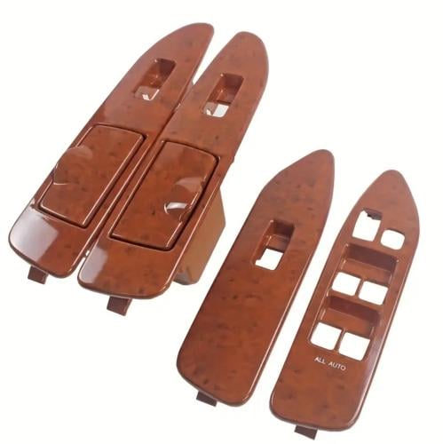 ديكور سوتش زجاج لاندكروزر 2003 - 2007 - خشبي 4 قطع