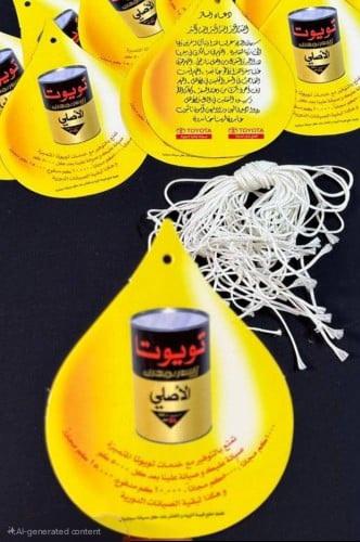 تعليقة زيت تويوتا