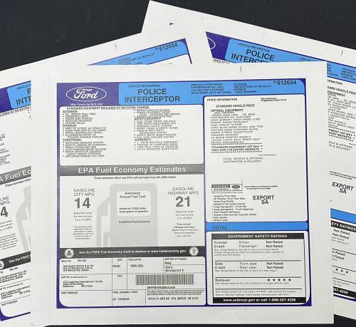 استكر وجهين فورد بوليس