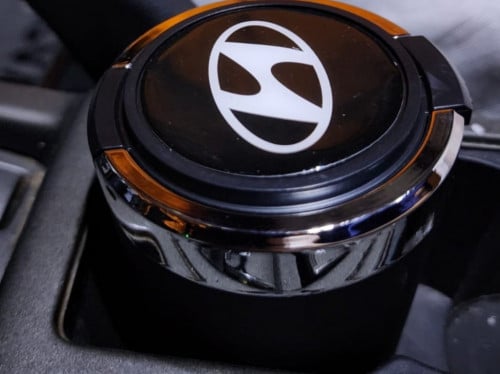 سلة مهملات للسجائر مع اضاءة LED