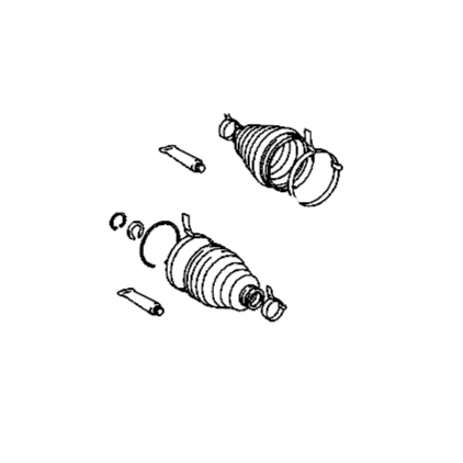 ربلة عكس أمامي داخلي و خارجي تويوتا لاندكروزر 1998-2007 اصلي