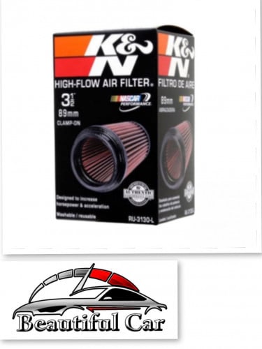 فلتر هواء رياضي كي ان -KN- قصير 3.5 انش