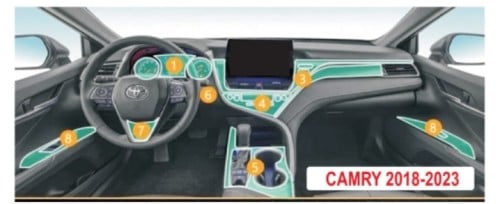 حماية داخلية كامري 2018-2023