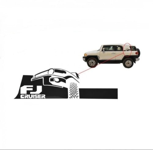 استيكر جانبي تويوتا اف جي 2022