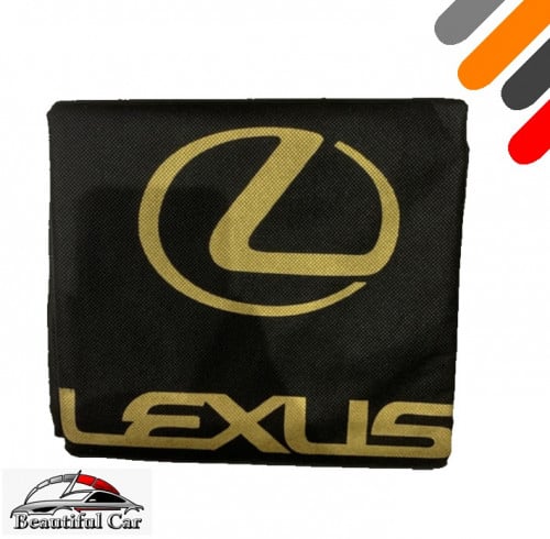 تلبيسة مراتب لكزس أسود - قطعتين