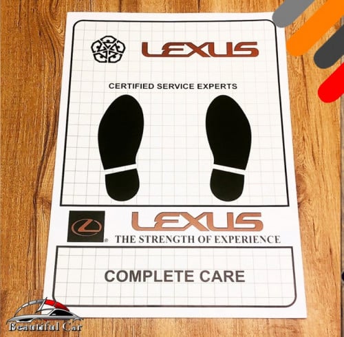 ورق دعاسات ورقية شعار - لكزسس