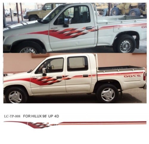 خط شطرطون هايلوكس 1998 غمارة و غمارتين و خمسة شناكر