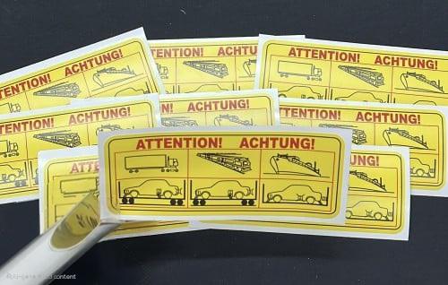 استكر اهتمام في الحمولة والشحن