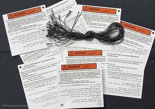 استكر علاقة تحذير