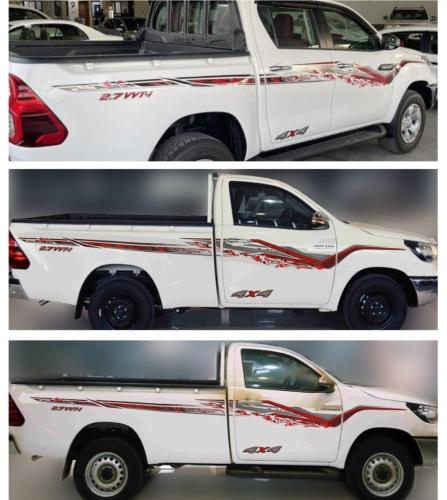 خط شطرطون هايلوكس ٢٠٢٤ 4x4