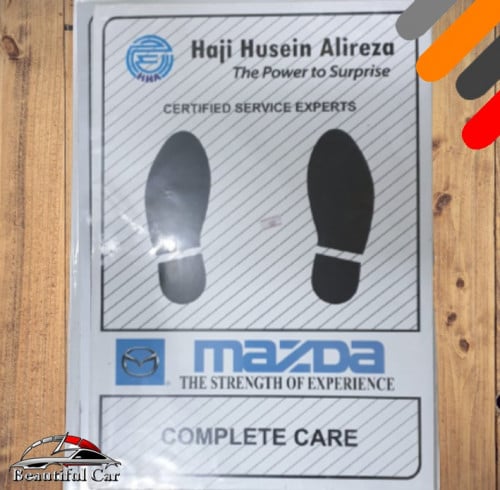 ورق دعاسات ورقية شعار - مازدا