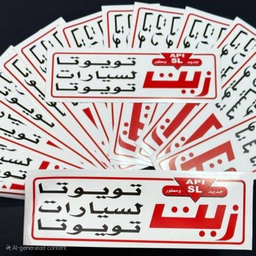 استكر زيت تويوتا