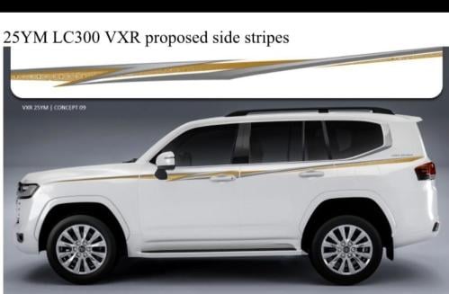 خط شطرطون لاندكروزر 2025 vxr