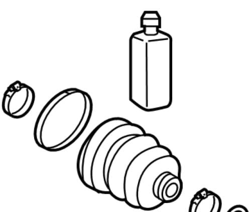 رُبلة عكسية أمامية داخلية وخارجية هيونداي إلنترا 2021-2024 أصلي