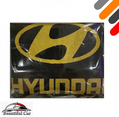 تلبيسة مراتب هيونداي أسود - قطعتين