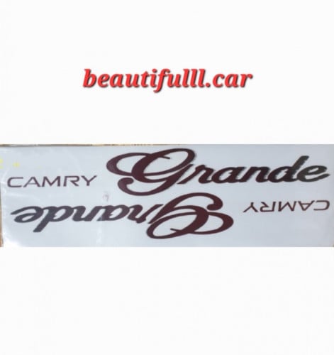 استكر كامري جراندي 2000/2002 - عنابي طقم